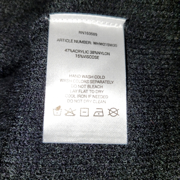 NWT Who What Wear Collection Thick Knit Evelyne Sweater Dress Plus Black Coal XL - Picture 6 of 6